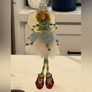 Blue and Yellow Angel/fairy Ornament